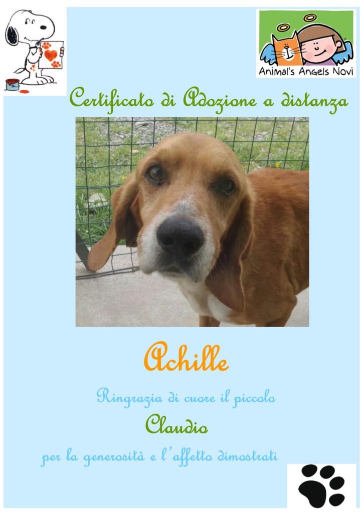 Certificato Achille